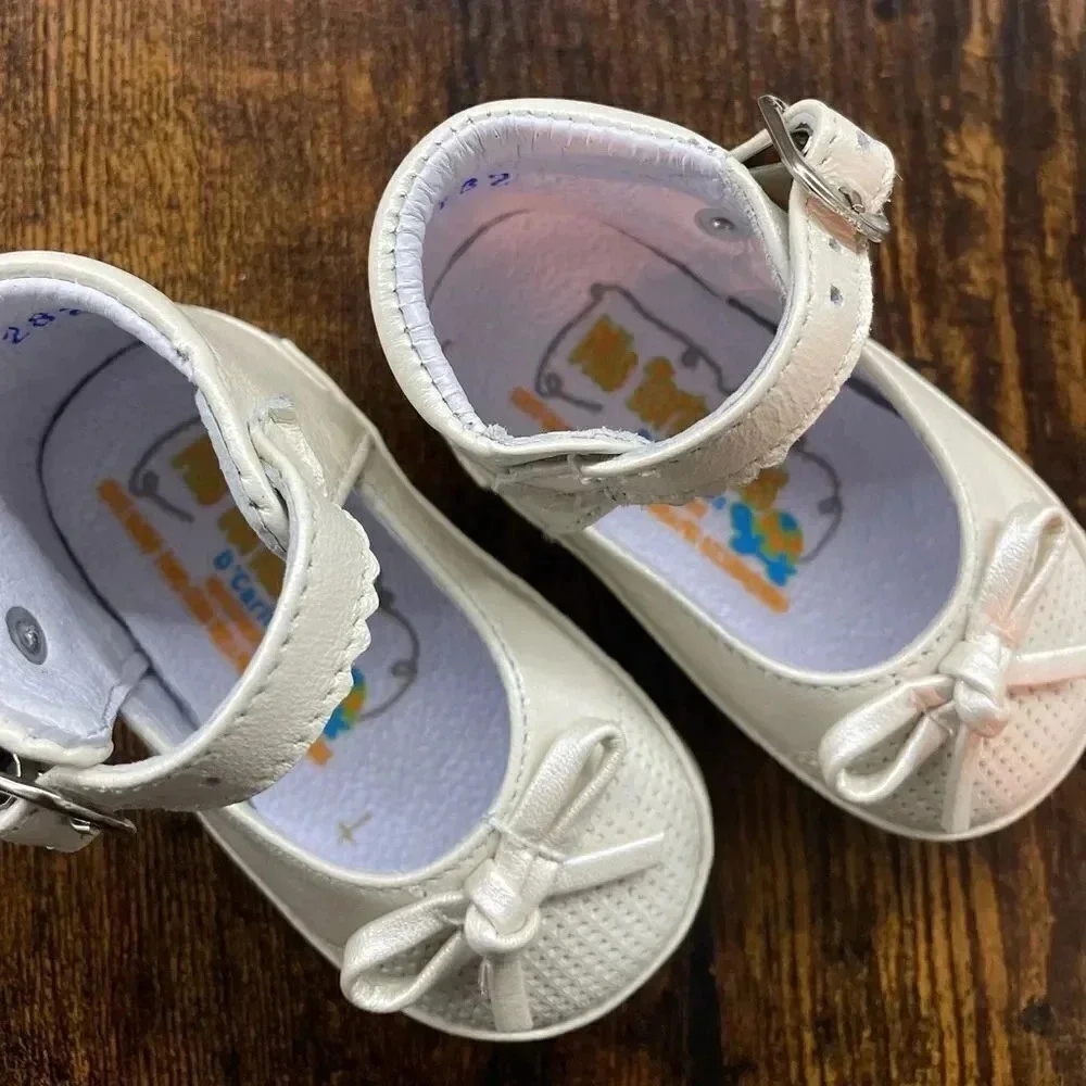 Mexican leather baby shoes